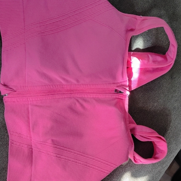 Pink Zip-Up Sleeveless Hoodie - Picture 1 of 3